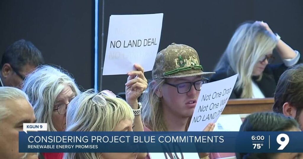 Opponents see loophole in Project Blue energy promise Opponents see loophole in Project Blue energy promise