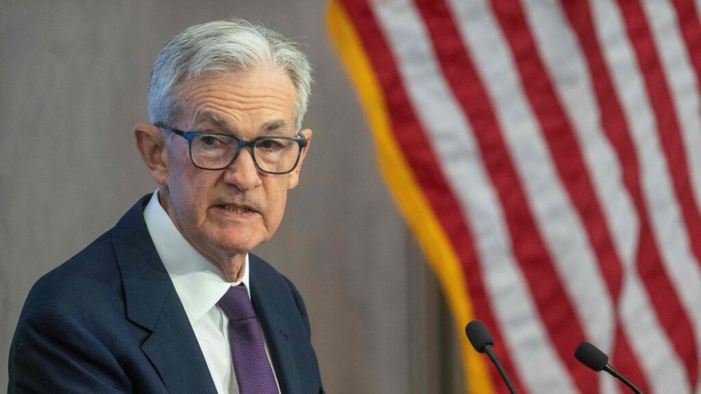US Federal Reserve Chairman Jerome Powell speaks during the Thomas Laubach Research Conference at the William McChesney Martin Jr. Federal Reserve Board Building in Washington, DC, May 15, 2025. (Photo by Jim WATSON / AFP)