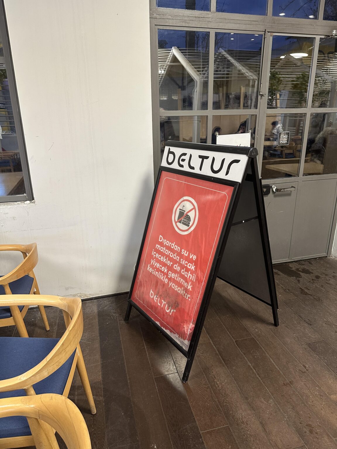 A sign belonging to Beltur in the museum Gazhane. Sometimes we need to remind them that they are municipalities.