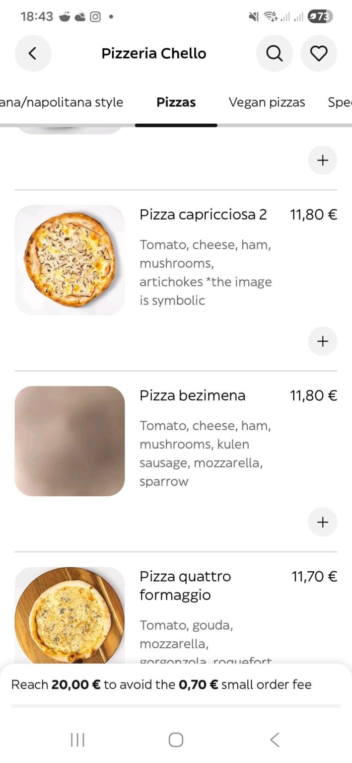 "Pizza Nameless"