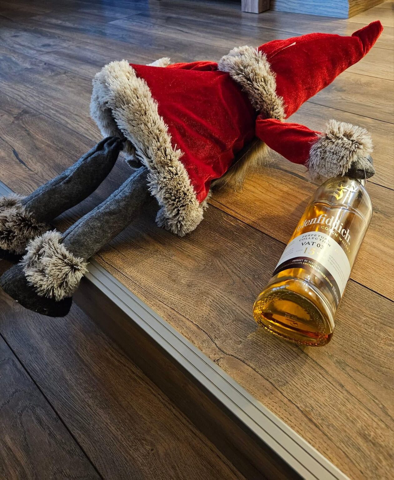 The Christmas decoration is ready