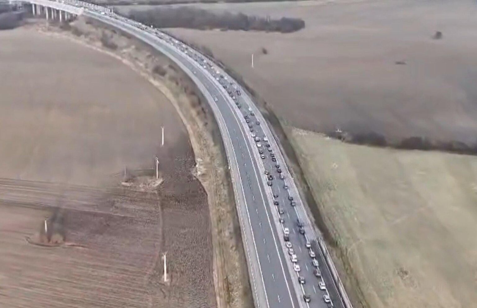Slovenskooo, Slovenskoo, heeja, heeja, heeja Slovakia: The Višňové Tunnel eased the problems on the road under Strečno, but traffic restrictions have moved to sections where the D1 highway is not completed.