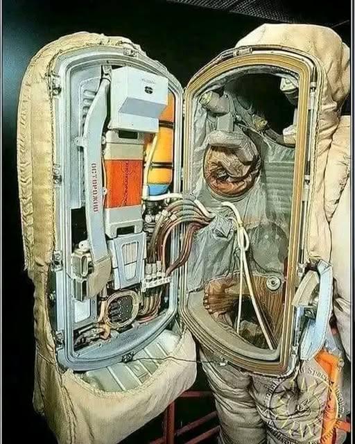 Vintage soviet space suit - Krechet ("Golden Falcon") space suit was developed in the 1960s by the Soviets for lunar exploration, one of the most advance pieces of engineering from that era