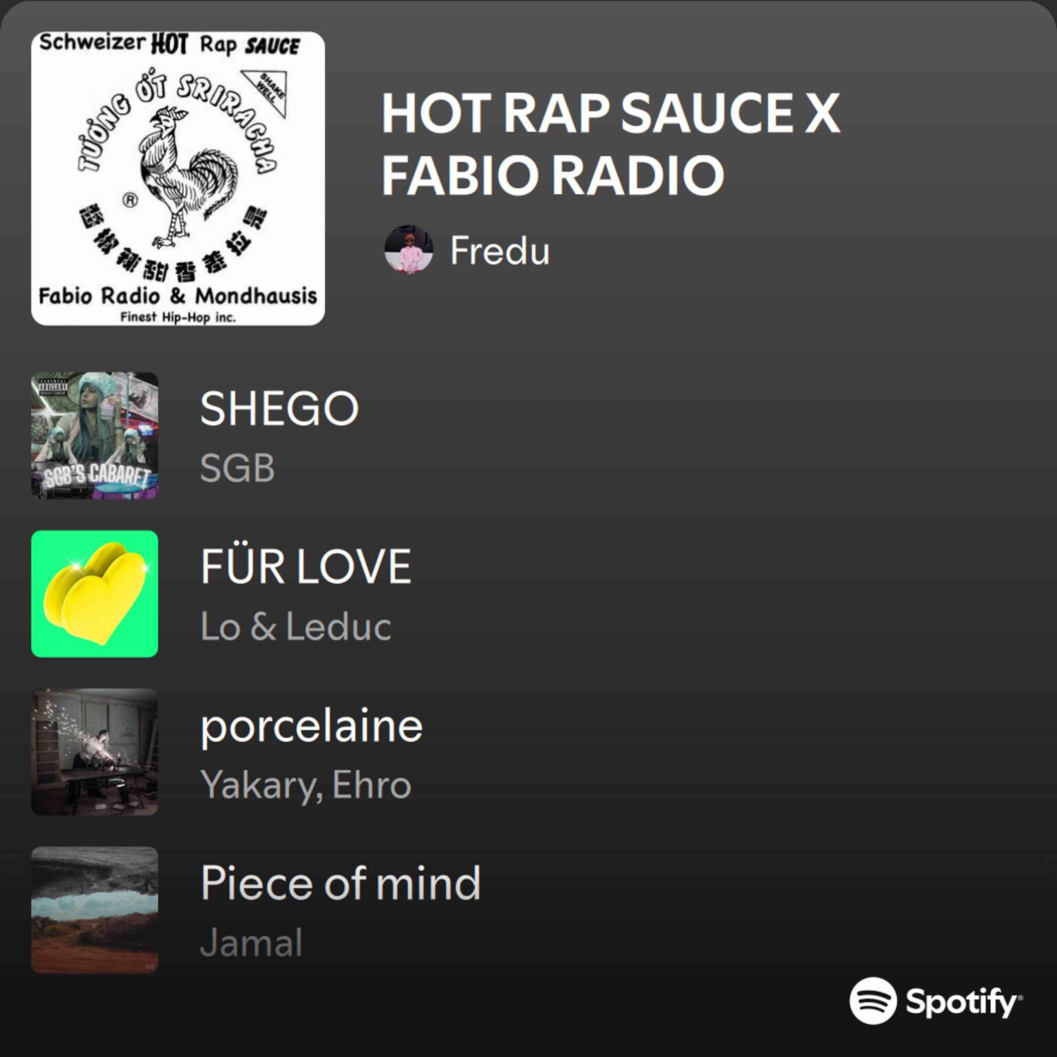 Spotify playlist with swiss artists!