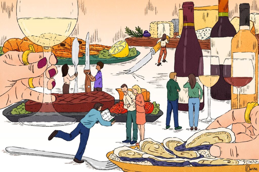 Choosing a natural wine rather than a sweet rosé, cutting the Comté the right way, knowing how to open an oyster: the table as a social divide among young people Choosing a natural wine rather than a sweet rosé, cutting the Comté the right way, knowing how to open an oyster: the table as a social divide among young people