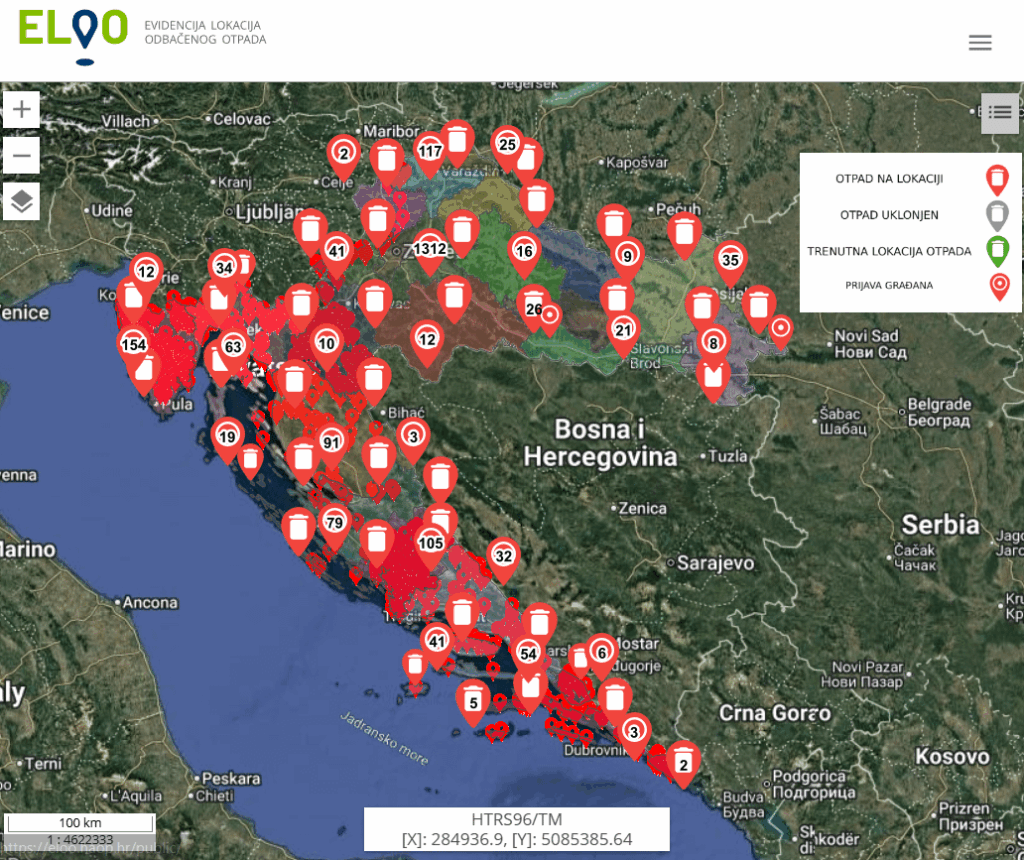 Our beautiful landfill of the Republic of Croatia - On the "ELOO" page (the record of the location of discarded waste), not a single cleaned landfill was recorded. Mikulić, congratulations to the DIRH.