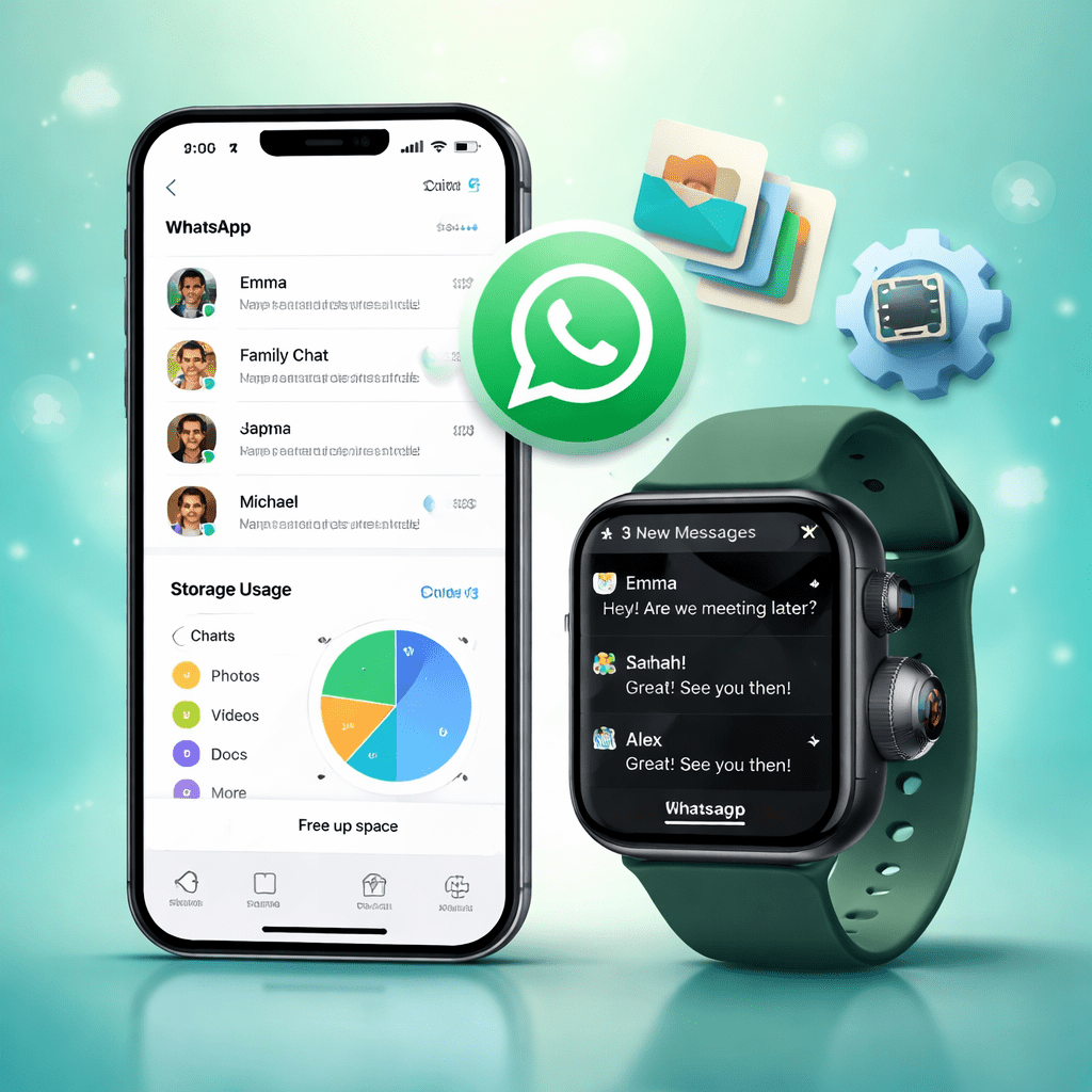 WhatsApp 2026 Features: Better Apple Watch Integration And Smarter Storage Controls Revealed