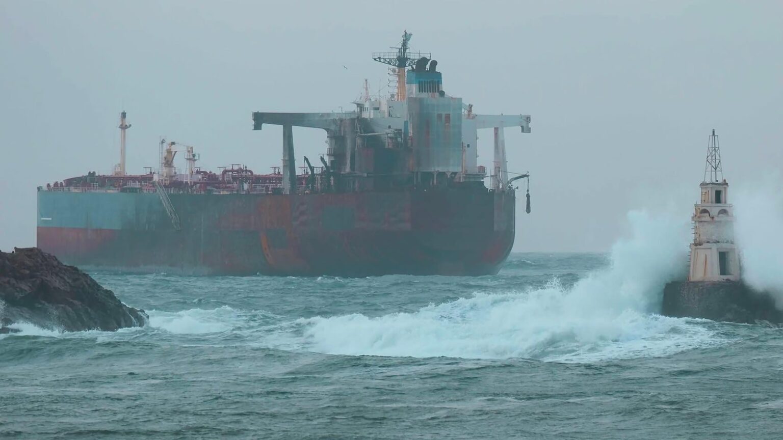 Sanctioned oil tanker stranded in Black Sea after suspected Ukrainian strike