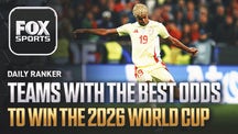 FIFA WORLD CUP MEN Trending Image: Which 10 teams have the best odds to win the 2026 World Cup, one year out?