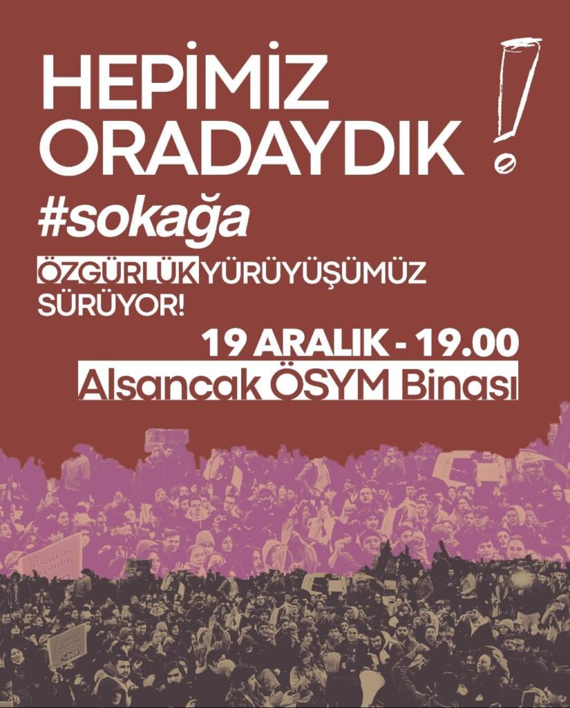 19 December action call for Izmir