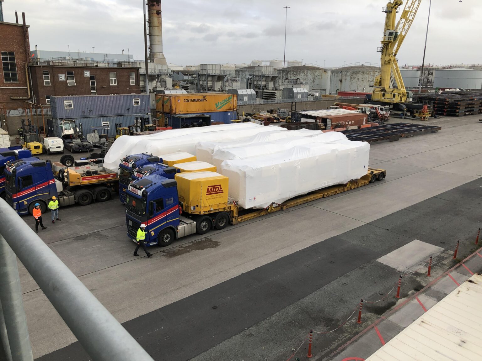 The latest of the new DART trains arrived into Dublin Port yesterday from Poland. Its not all bad news regarding public transport in Ireland!