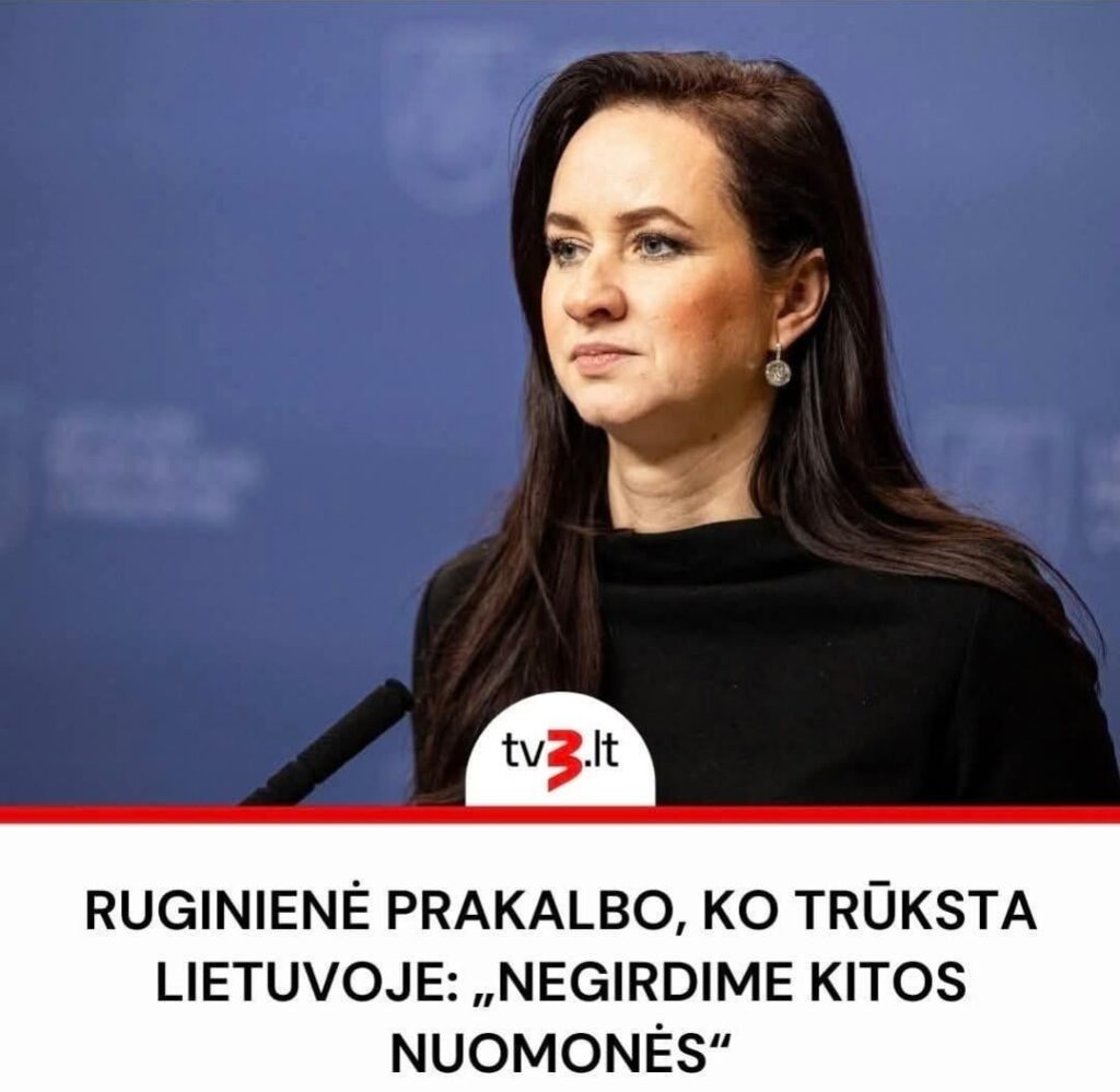 A pig's eyes do not have Sarmatism. You lie to your voters, you forgive the Chekutists, you join the fifth column, you destroy free Lithuania as a matter of urgency, you build the ideology of the party on the hatred of TSLKD, you reward Fegda with new contracts, you block comments. And then you'll complain that they can't hear you.