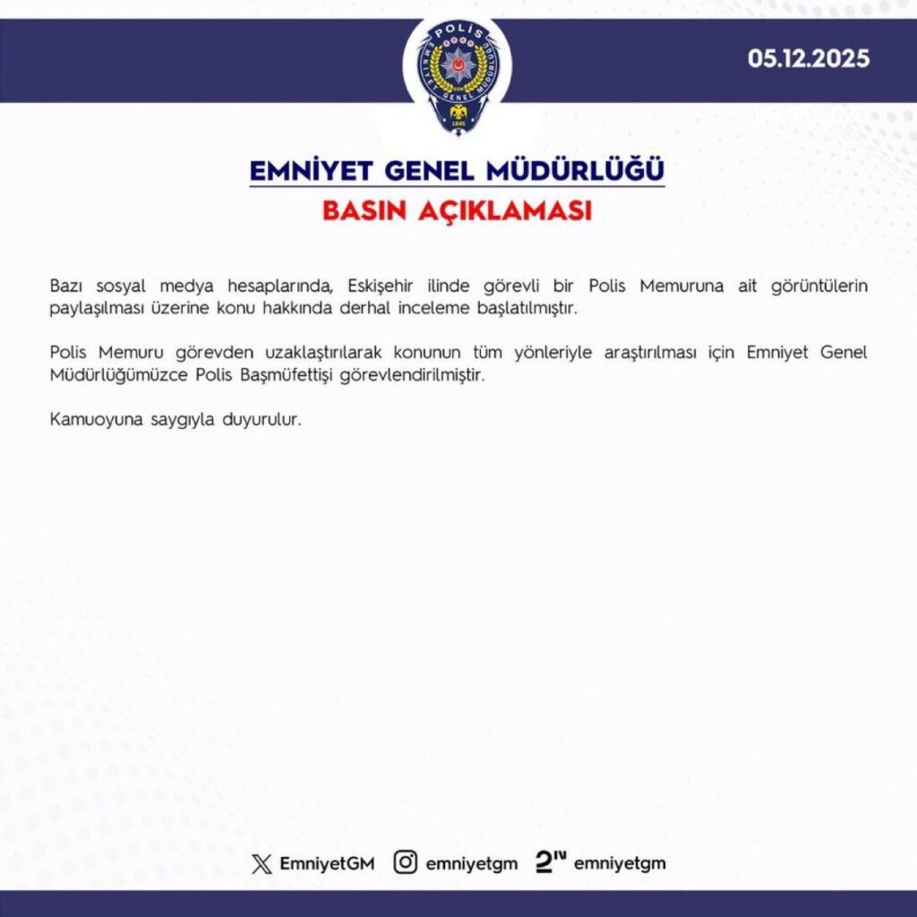 The patriotic police officer in Eskişehir was suspended from his duty by the AKP