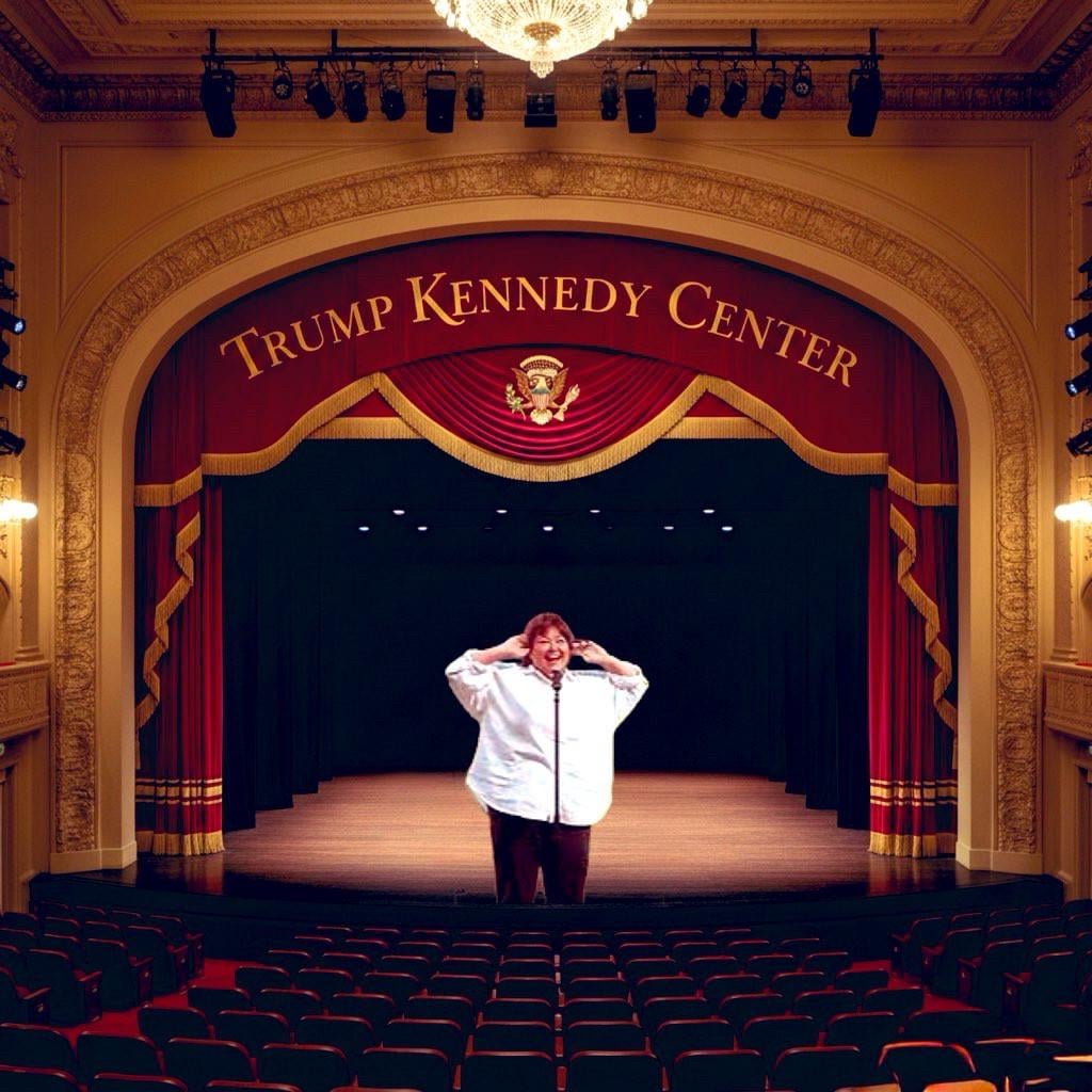 Trump-Kennedy Center announce a permanent Roseanne Barr stand-up comedy residency