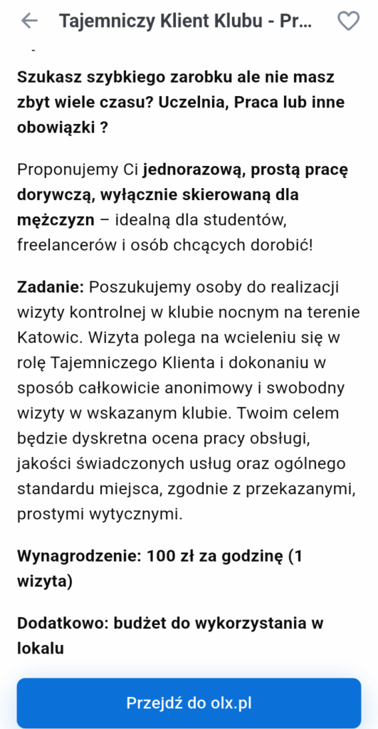 Interesting job offer