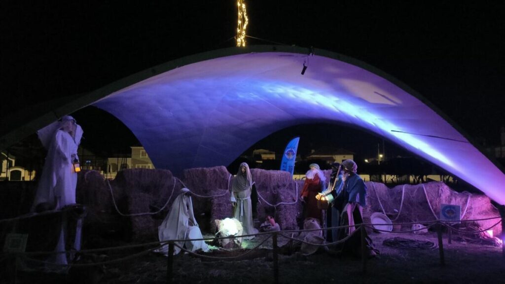 Nativity scene is left without lighting after theft of lights and electrical extension cord
