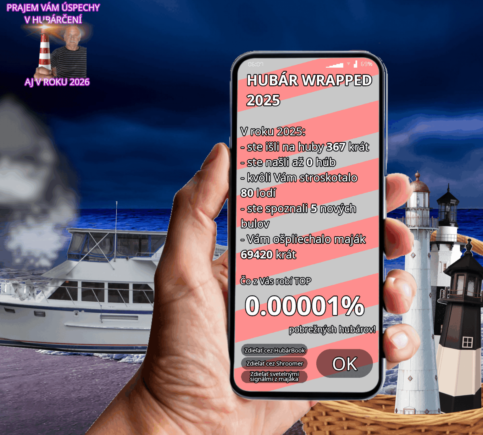 hubar wrapped 2025 is here! but it doesn't suit me that 0 mushrooms? I always have a full basket!