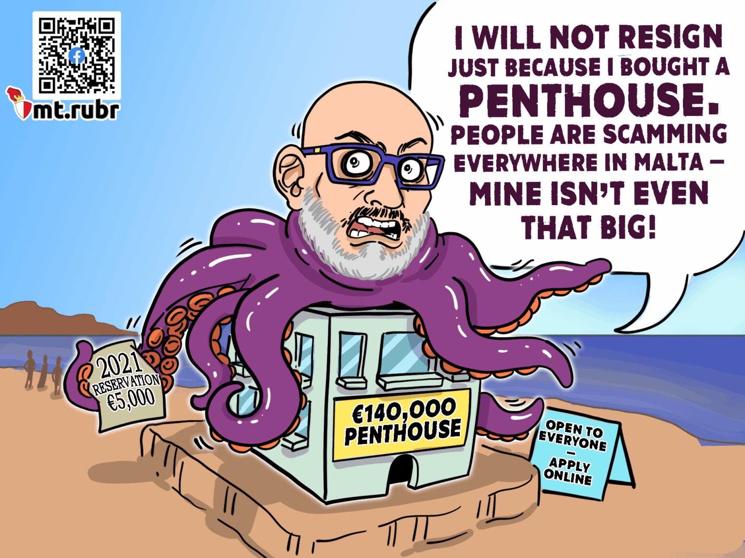 [mt.rubr] MP Roderick Galdes refuses to resign over cut-price penthouse deal, brushing off public outrage as he insists he ‘did everything above board'.