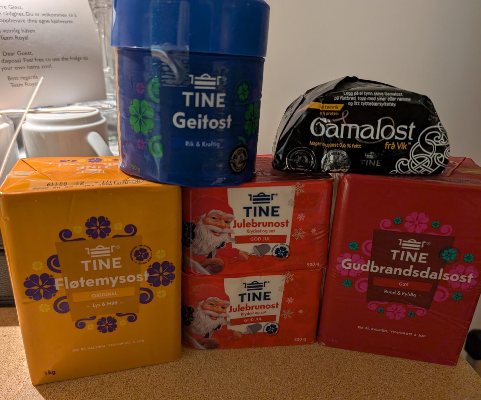 Brown cheese solution