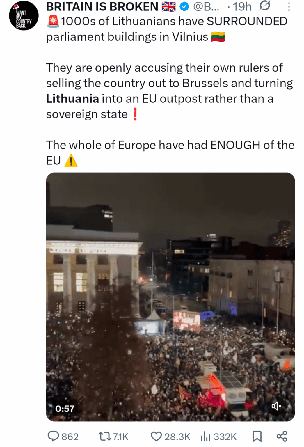 Top posts about protests on X/Twitter