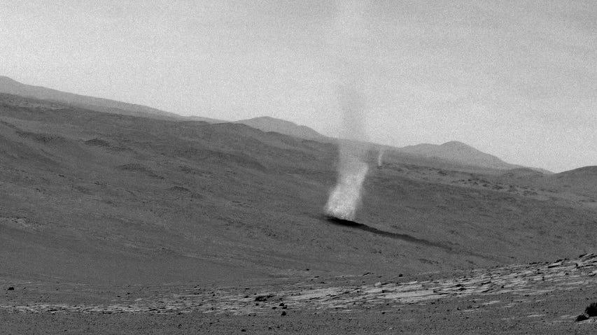 NASA's Perseverance rover detects electric discharges like 'mini-sonic booms' in dust devils on Mars