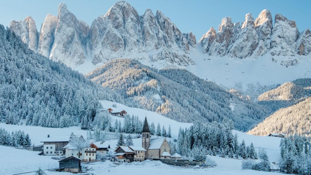 Ski resort in Alta Badia.