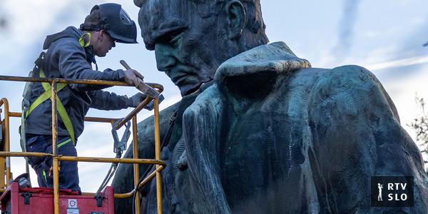The municipality of Velenj brought criminal charges against a man for damaging Tito's statue