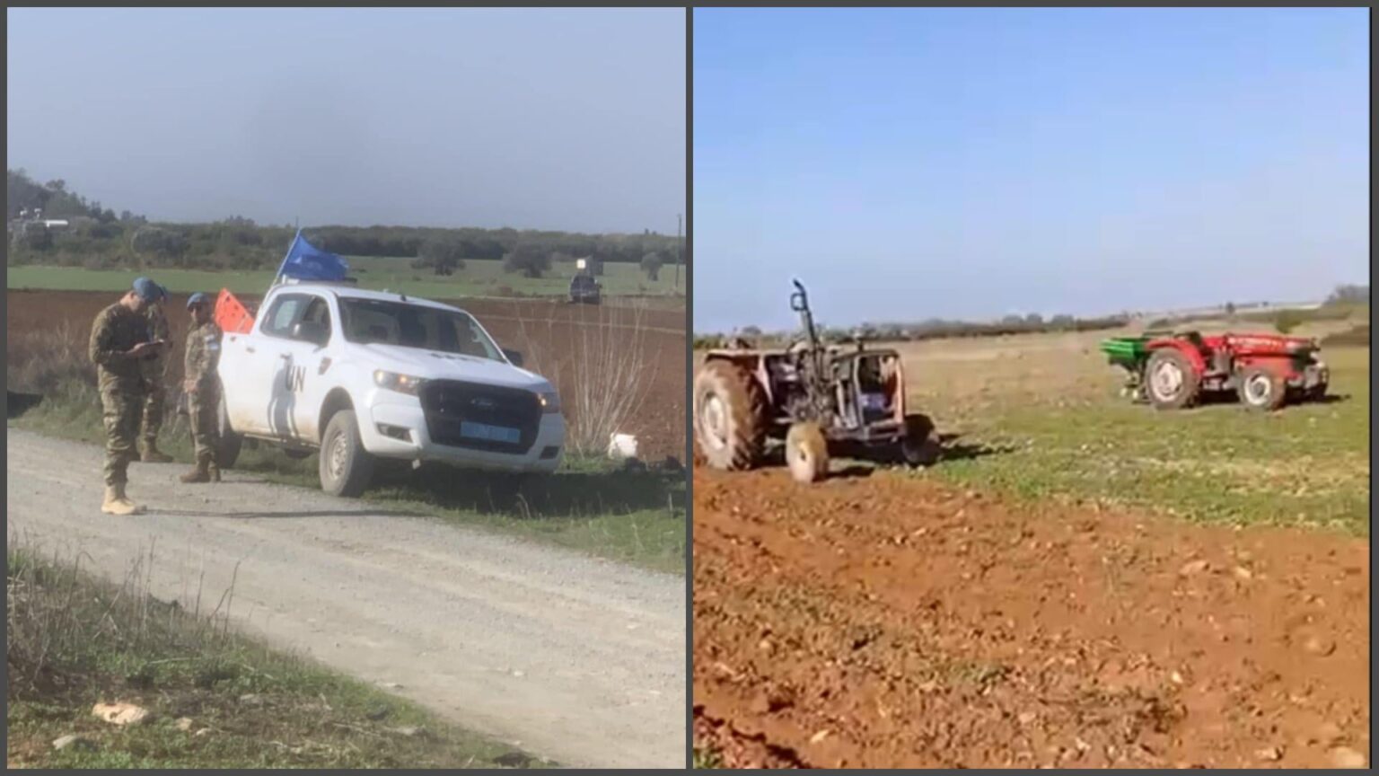 Settlers and members of the occupation army "protagonists" in the Buffer Zone incident / Settlers and members of the occupation army "protagonists" in the Buffer Zone incident