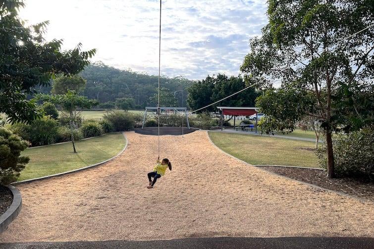 Brisbane Playgrounds with Flying Foxes