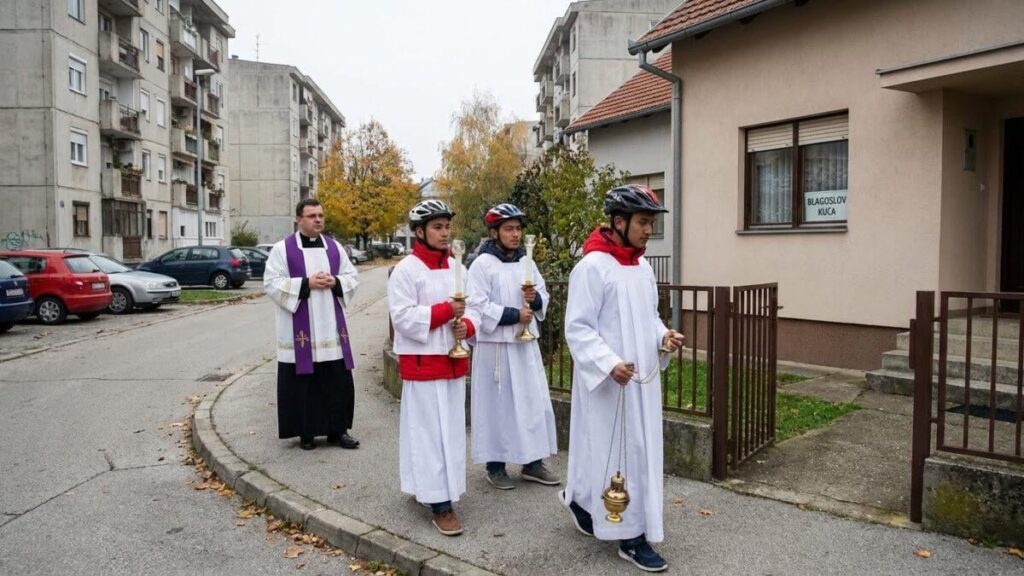 The priest from Zagreb dismissed the ministers and hired Nepalese to bless the houses