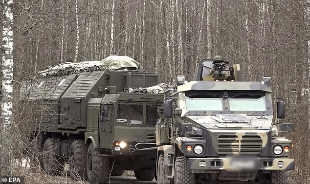 On Tuesday, the Defense Ministry released a video showing combat vehicles in an undisclosed location in Belarus carrying the Oreshnik missile system