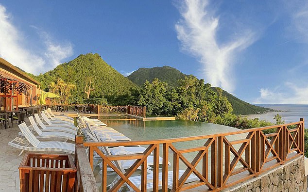 Jungle Bay resort in Soufriere offers daily hikes, yoga classes and spa treatments