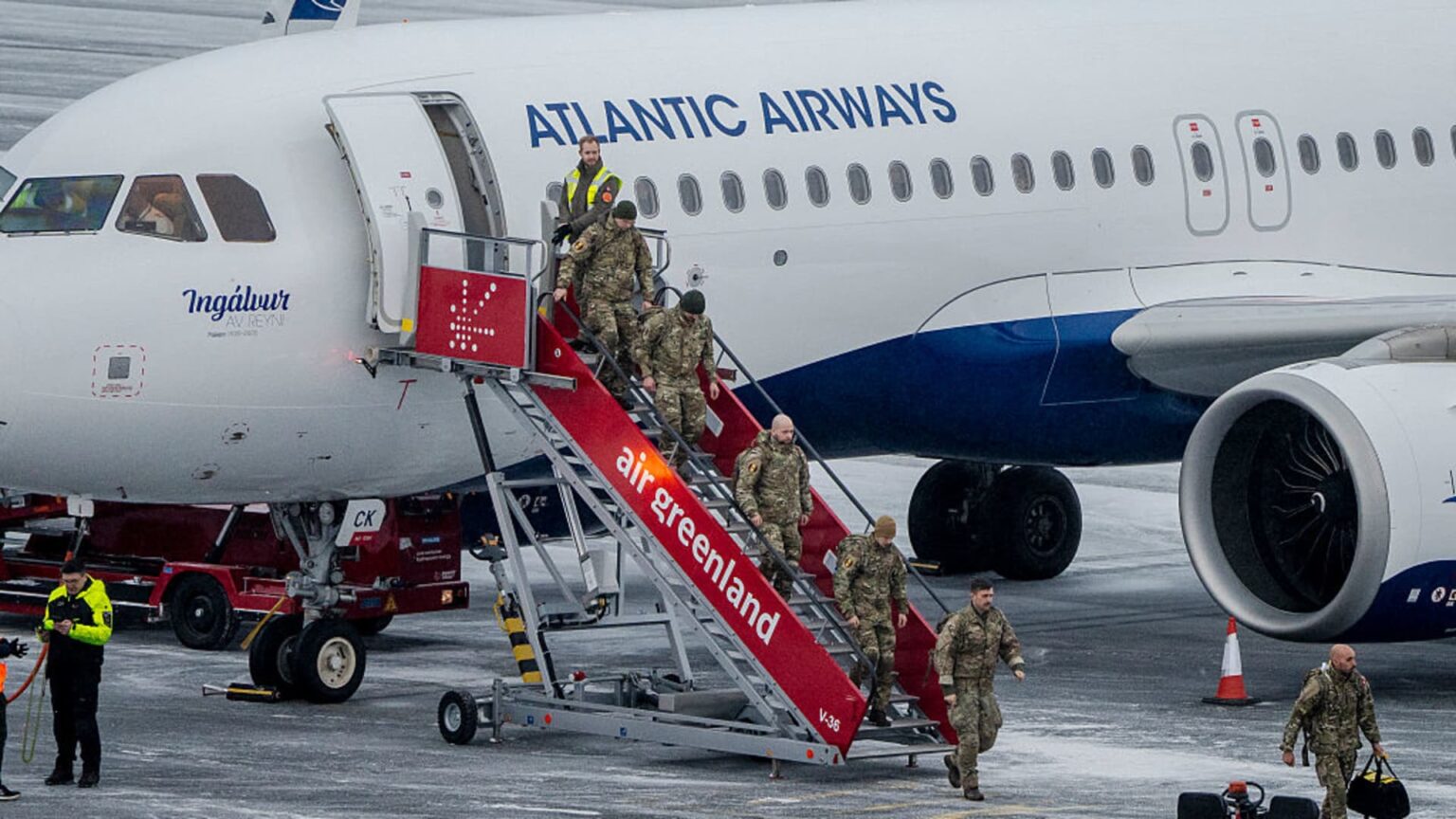 Trump shrugs off EU push back as Denmark sends troops to Greenland Trump shrugs off EU push back as Denmark sends troops to Greenland