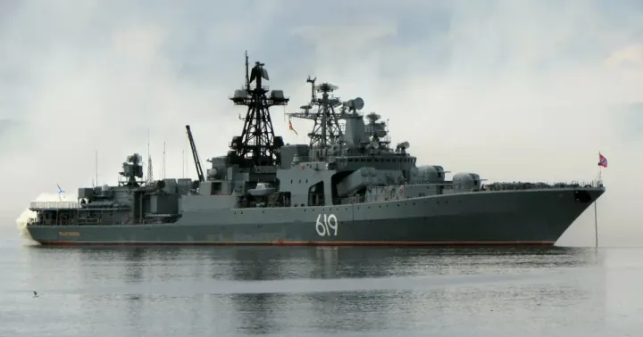 Russian Navy’s Severomorsk anti-submarine warfare ship. (Source: Russian Defense Ministry)