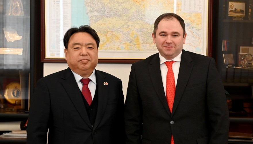 Nikoloz Samkharadze Meets with the Ambassador of the Republic of Korea