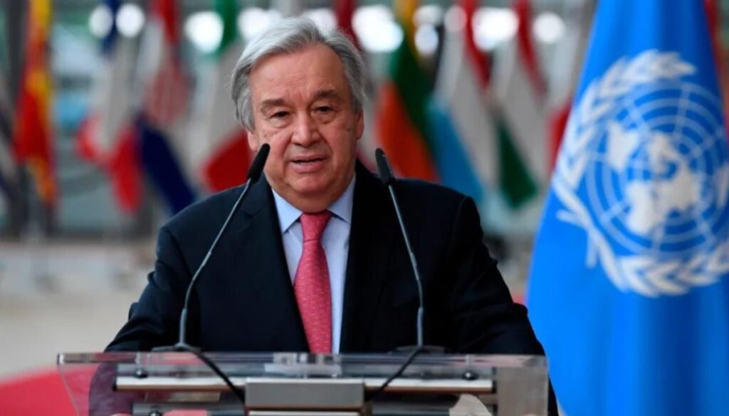 UN chief lashes out at countries violating international law; warns ‘new geopolitics’ could jeopardize world order UN chief lashes out at countries violating international law; warns
