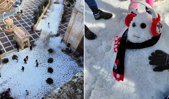 [IN PHOTOS] How Malta reacted to unexpected hailstorm