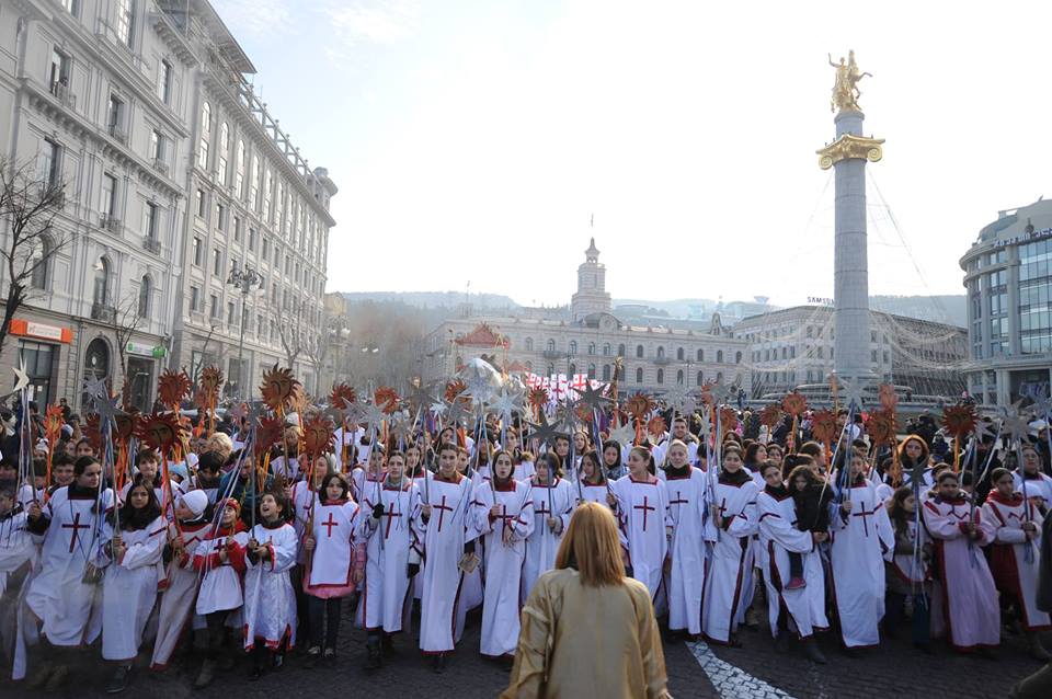 Traffic restrictions in central Tbilisi on January 7 due to Alilo procession