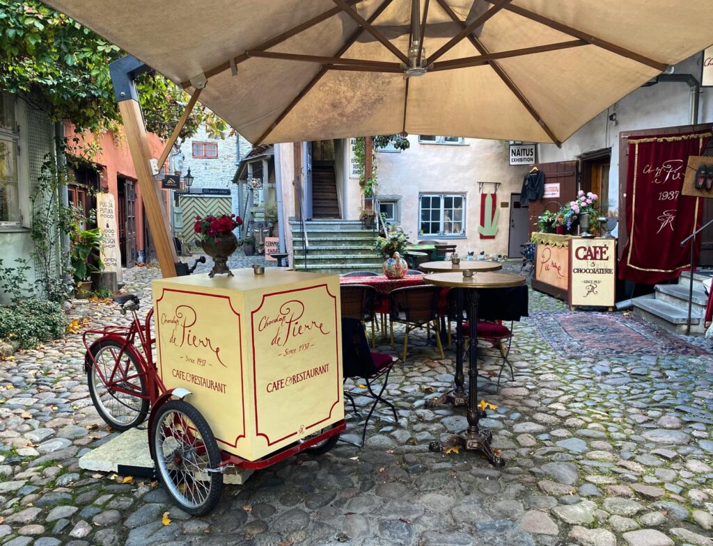 Chocolaterie de Pierre Café in Tallinn’s Old Town. Photo: Toomas Tuul