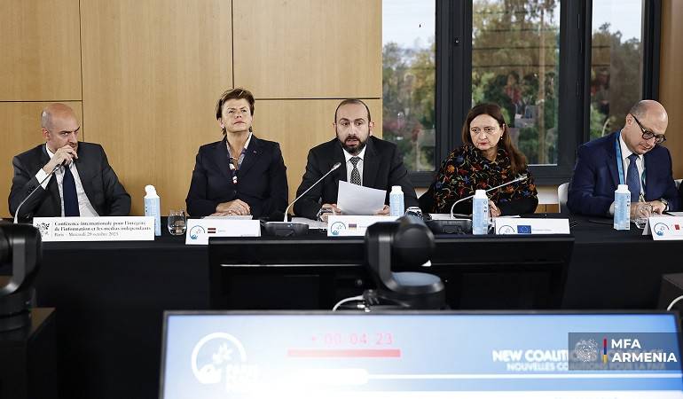 Remarks by the Minister of the Republic of Armenia Ararat Mirzoyan at the roundtable of the High-level International Conference on Information Integrity and Independent Media