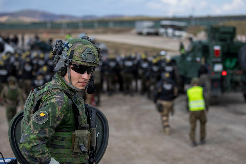 KFOR Multinational CRC training in action in Kosovo