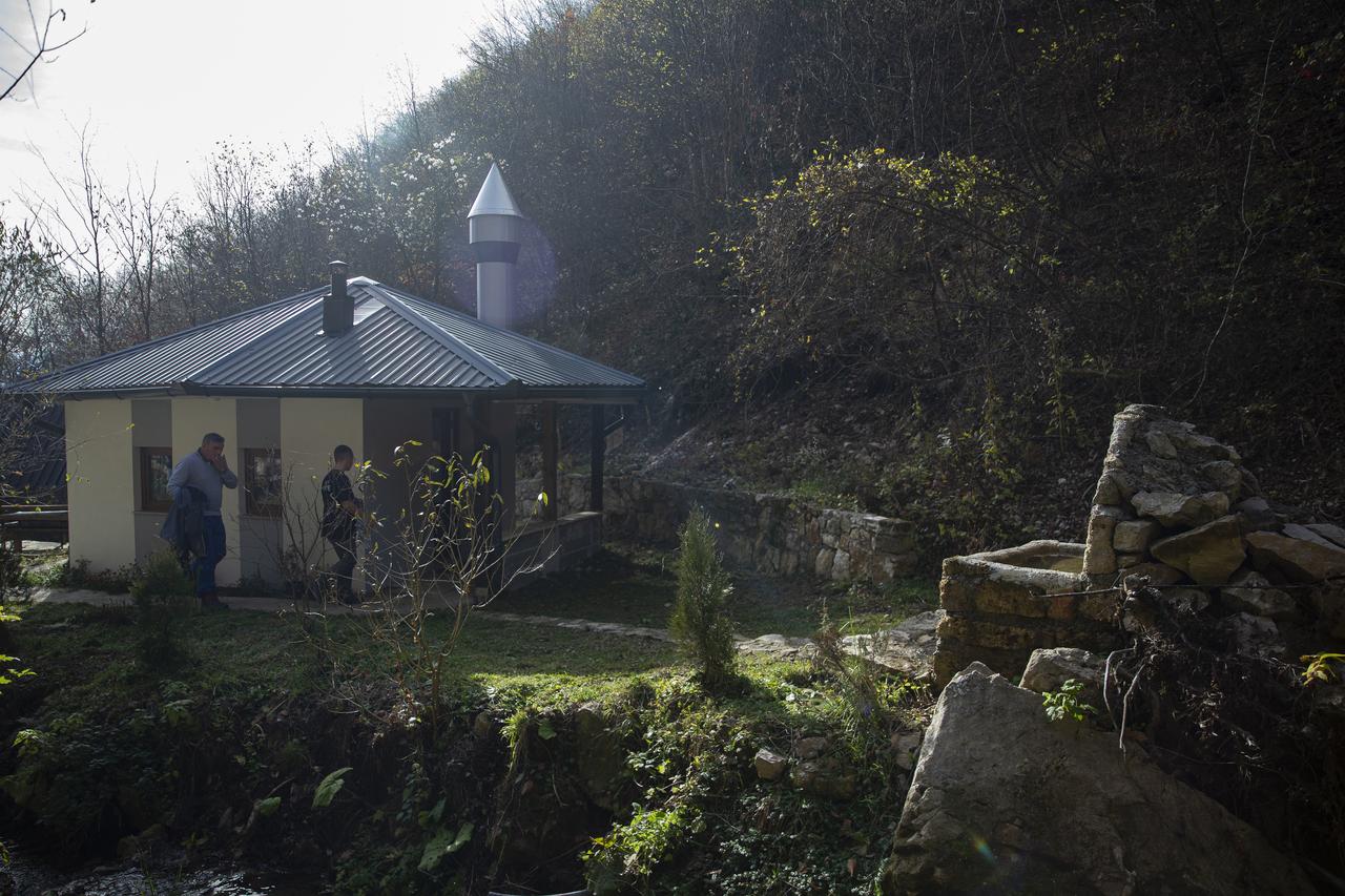 A view of the mosque, considered among the smallest in the country, with a total area of just 16 square meters located in the village of Pojske near the city of Zenica, Bosnia and Herzegovina, Jan. 1, 2026. (AA Photo)