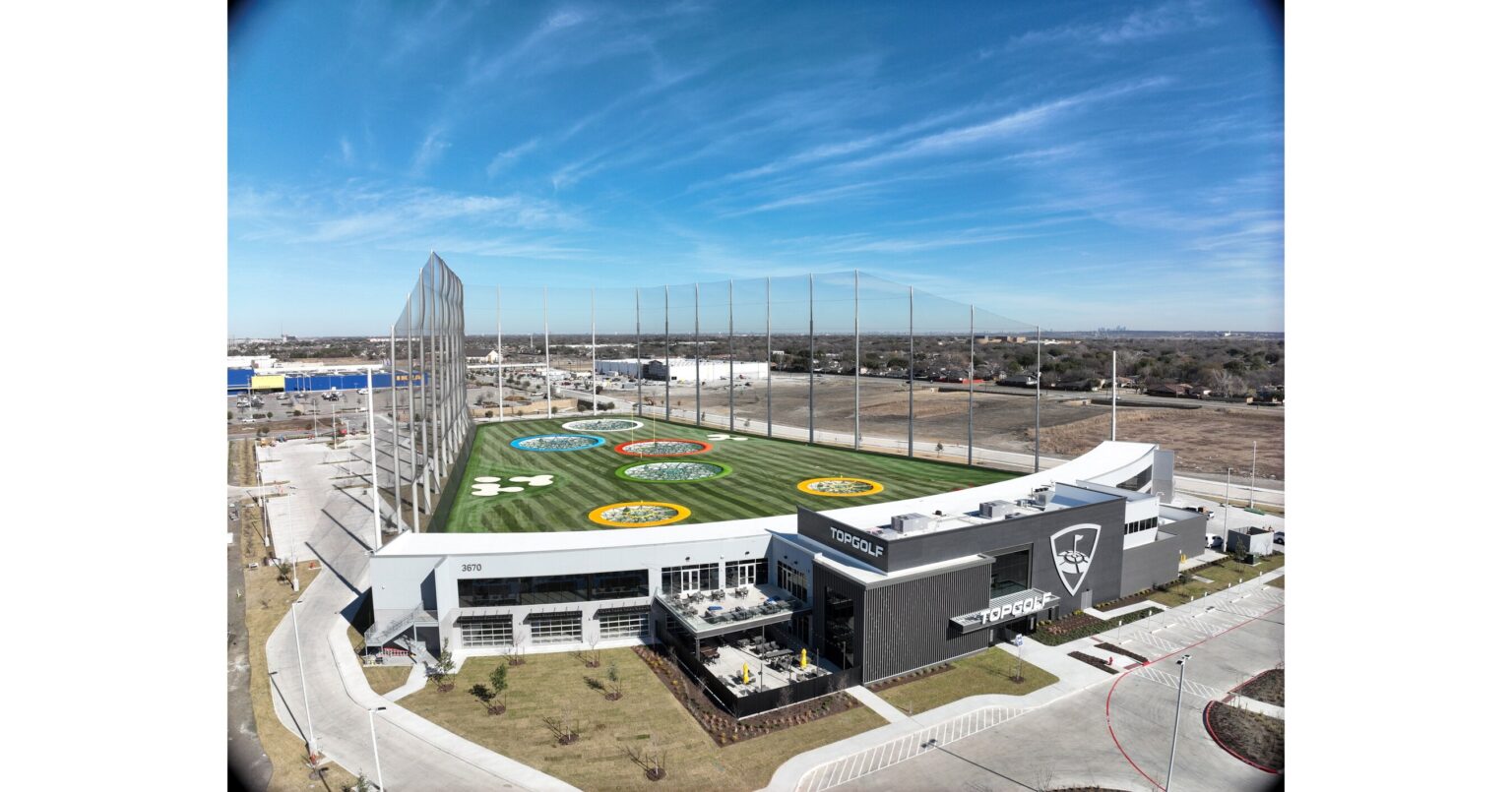 Topgolf Opens Fifth Venue in DFW Near Grand Prairie's EpicCentral Entertainment District