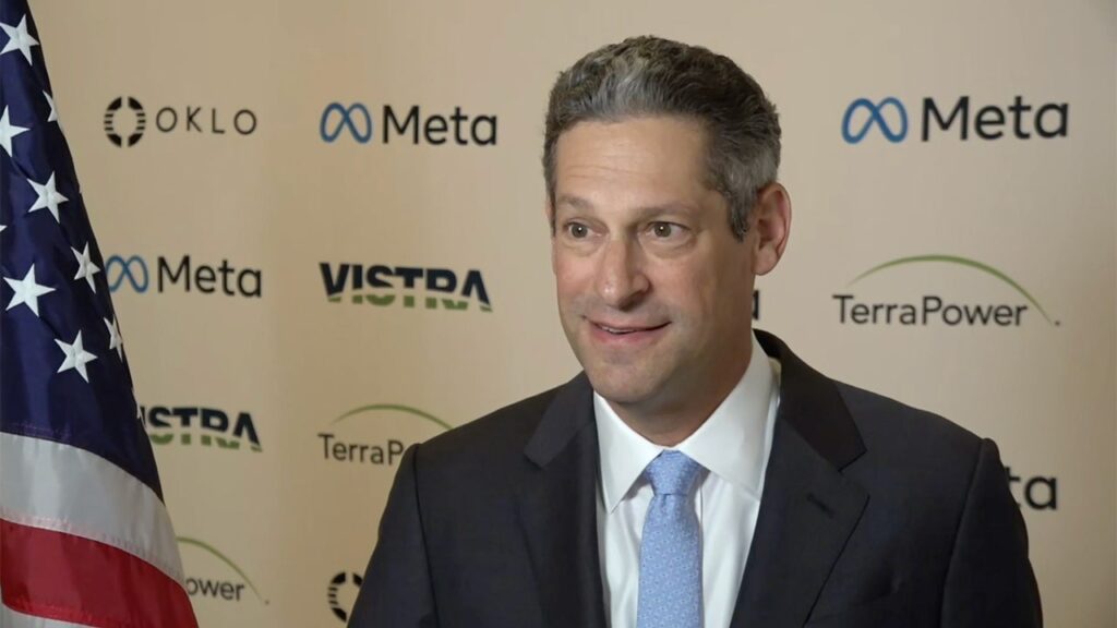 Meta signs nuclear power agreements with Vistra, Oklo and TerraPower Meta signs nuclear power agreements with Vistra, Oklo and TerraPower