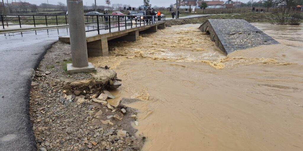 Floods and evacuations in several municipalities in Kosovo, AME publishes the latest report on rainfall and interventions
