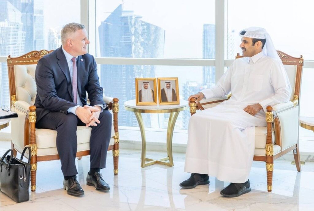 Al-Kaabi meets Slovenia’s minister of environment, climate, and energy
