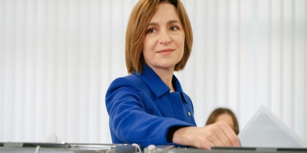 Moldovan President Maia Sandu says she would vote to join Romania