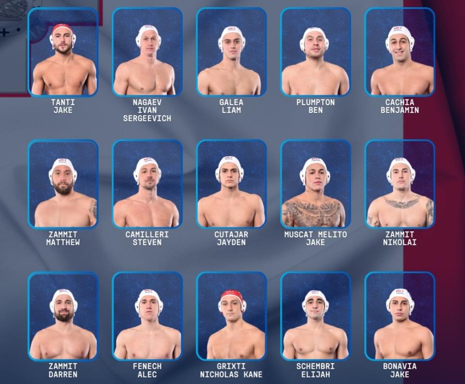 Third heavy defeat for Malta at European waterpolo championship
