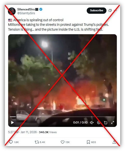 Outdated Greece footage misrepresented as violent US protest Outdated Greece footage misrepresented as violent US protest