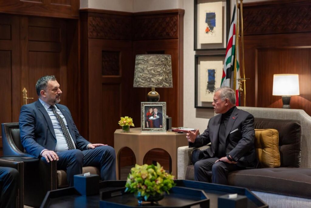 King receives Bosnia and Herzegovina FM | Jordan News
